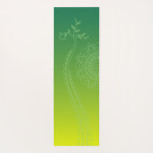 Green Mandala Yoga Mat Yogamatte (Rückseite)