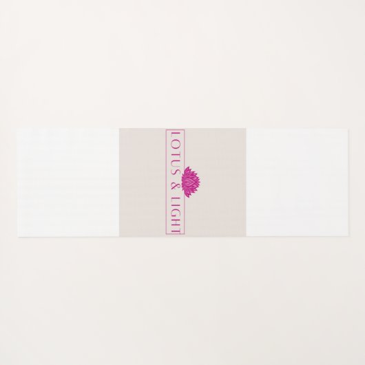 Green Mandala Yogamatte (Rückseite (Horizontal))