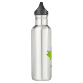 Green Maple Leaf Kanada Edelstahlflasche (Links)