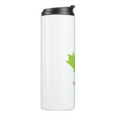Green Maple Leaf Kanada Thermosbecher (Nach links gedreht)