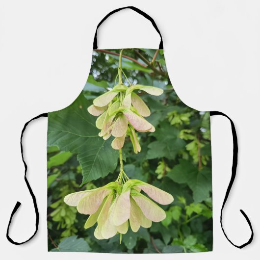 Green Maple Seed Nature Apron Schürze (Vorderseite)
