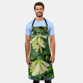 Green Maple Seed Nature Apron Schürze (Getragen)