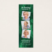 Green Marble 3 Foto Gedicht Beerdigung Gebet Lesez (Vorderseite)