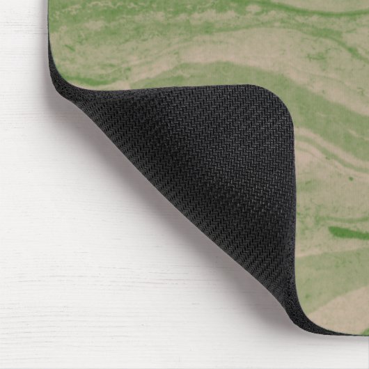 Green marble, a little everyday luxury  mousepad (Ecke)