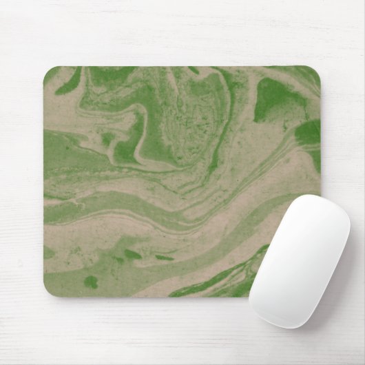 Green marble, a little everyday luxury mousepad (Mit Mouse)