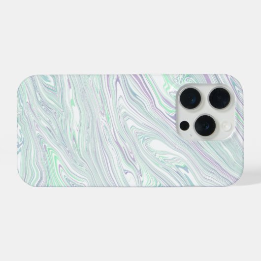 Green Marble Fusion Phone Case iPhone Hülle (Rückseite (Horizontal))