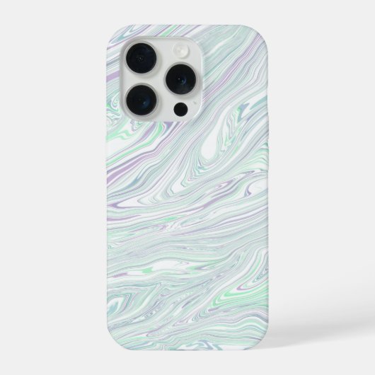 Green Marble Fusion Phone Case iPhone Hülle (Rückseite)