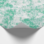 Green Marble Mesh Gift Wrap Geschenkpapier (Ecke)