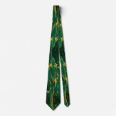 Green Marble Neck Tie Krawatte (Vorderseite)