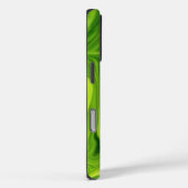 Green Marble Swirl Abstract Phone Case (Rückseite / Rechts)