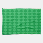 GREEN MARDI GRAS DIAMOND PATTERN GESCHIRRTUCH (Horizontal)