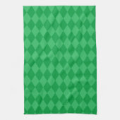 GREEN MARDI GRAS DIAMOND PATTERN GESCHIRRTUCH (Vertikal)