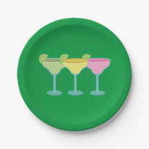 Green Margarita Glasses Party Teller