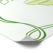 Green Margs and Matrimony Brautparty Willkommen Poster (Ecke)