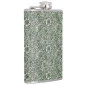 Green Marigold Elegance - Blumen Flachmann (Rechts)