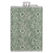 Green Marigold Elegance - Blumen Flachmann (Rückseite)