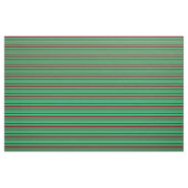Green & Maroon Lines Stoff (Fat Quarter (45,7 x 55,9 cm))