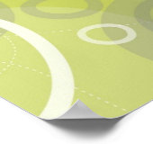 Green Martini Abstrakt Poster (Ecke)