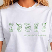 Green Martini Bachelorette Cover Up oder Sleep T-Shirt