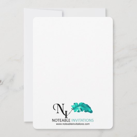 Green Martini St. Patricks Day Party Einladung (Rückseite)