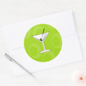 Green Martini Stickers (Umschlag)