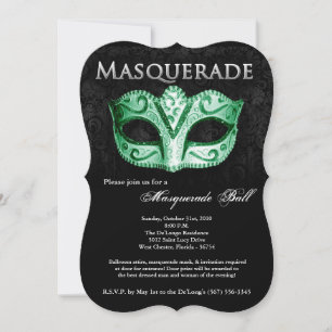 Green Masquerade Ball Maske Kostüm Halloween Teil Einladung