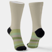 Green Matcha 抹 茶 heimlich wilde Streifen Socken (Gewinkelt)