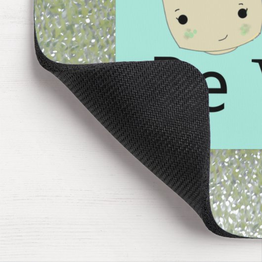 Green Matcha Tea Imitate Glitzer gut Mousepad (Ecke)