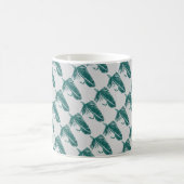 "Green Matuka on Gray" Tasse (Mittel)