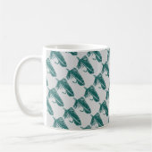 "Green Matuka on Gray" Tasse (Links)