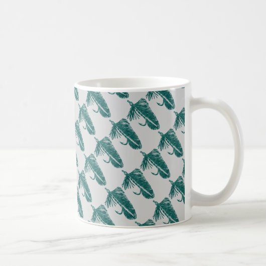 "Green Matuka on Gray" Tasse (Rechts)