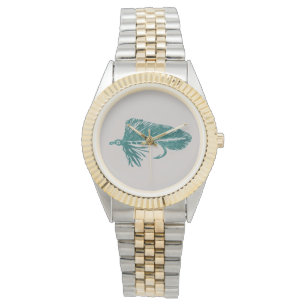 Green Matuka Streamer, Fliegenbinden, Fliegenfisch Armbanduhr