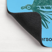 Green Matuka Streamer, Fliegenbinden, Fliegenfisch Mousepad (Ecke)