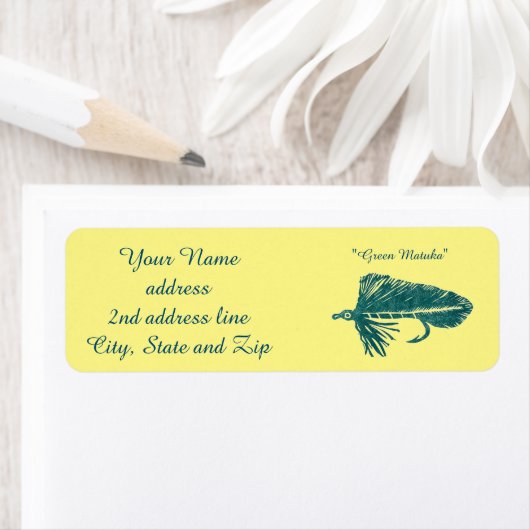 Green Matuka Streamer, Fliegenfischen, Fliegenbind (Insitu)