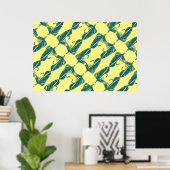 Green Matuka Streamer, Fliegenfischen, Fliegenbind Poster (Heimbüro)