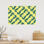 Green Matuka Streamer, Fliegenfischen, Fliegenbind Poster (Küche)