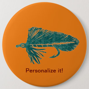 Green Matuka Streamer Fliegenfischen, Fliegenbinde Button