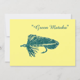 Green Matuka Streamer Fliegenfischen, Fliegenbinde Einladung