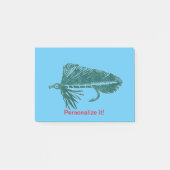 Green Matuka Streamer Fliegenfischen, Fliegenbinde Post-it Klebezettel (Vorderseite)