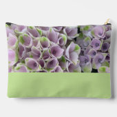 Green & Mauve Hydrangea Blumenzubehör Pouch Zubehörtasche (Rückseite)