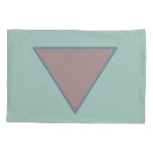 Green Mauve Pastel Pillowcase Set Kissenbezug (Rückseite-Links)