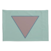 Green Mauve Pastel Pillowcase Set Kissenbezug (Rückseite-Rechts)