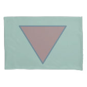 Green Mauve Pastel Pillowcase Set Kissenbezug (Vorderseite-Links)