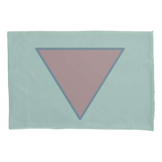 Green Mauve Pastel Pillowcase Set Kissenbezug (Vorderseite-Links)