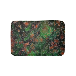 Green Maze Badematte