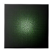 Green Maze Fliese (Vorderseite)