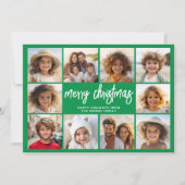 Green MCM - 10 FotoCollage - Frohe Weihnachten (Vorderseite)