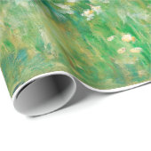Green Meadow von Renoir Impressionist Painting Geschenkpapier (Rolleneckpunkt)