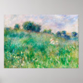 Green Meadow von Renoir Impressionist Painting Poster (Vorne)