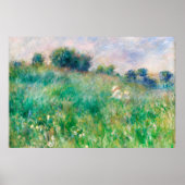 Green Meadow von Renoir Impressionist Painting Poster (Vorne)